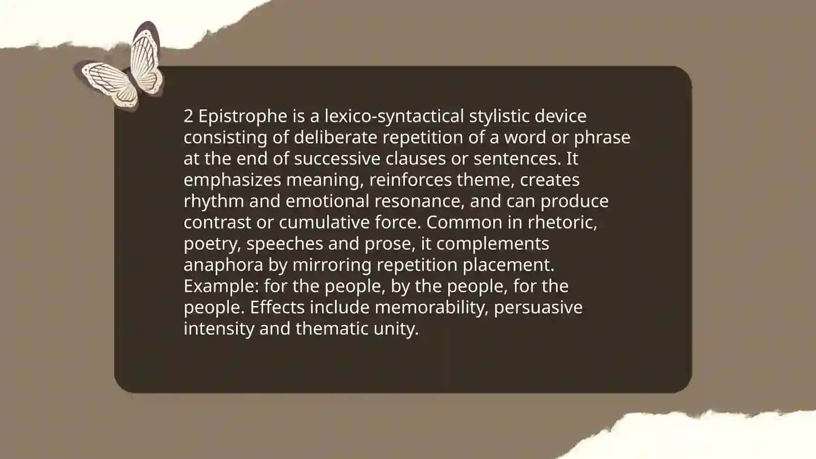 Lexico syntactical stylistic device 4