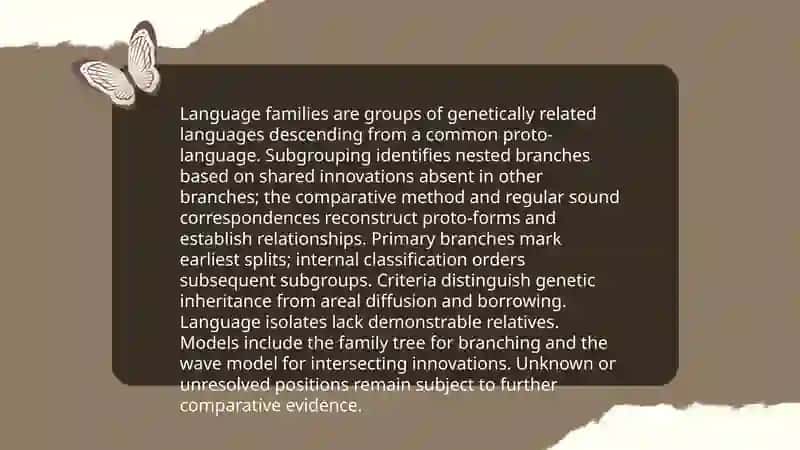 Classification of Languages 4