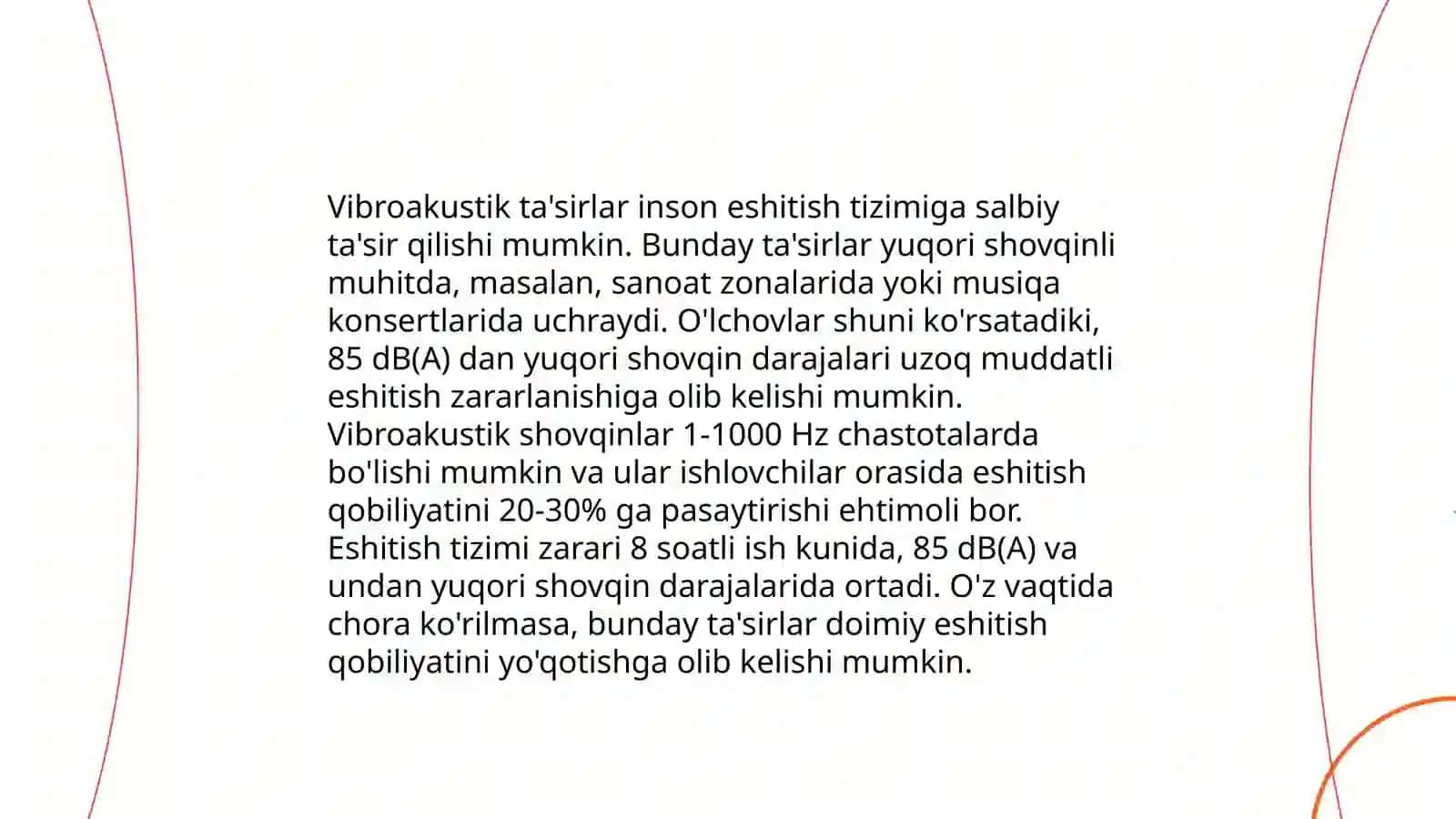 Mexanik to'lqinlarni inson organizmga ta'siri 4