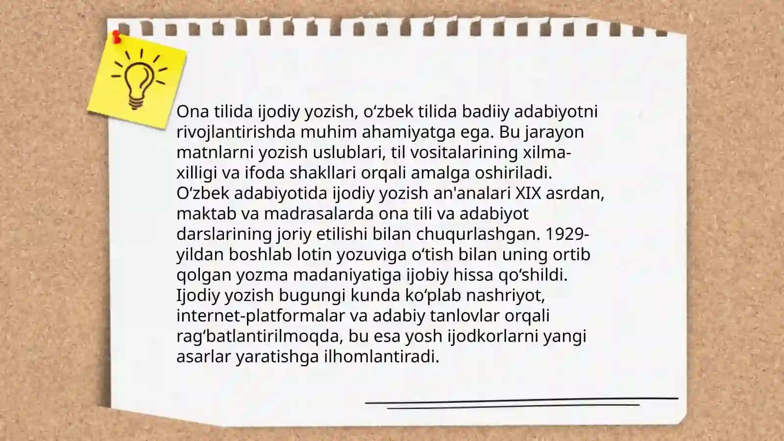 Loyiha ishlari yaratish 4