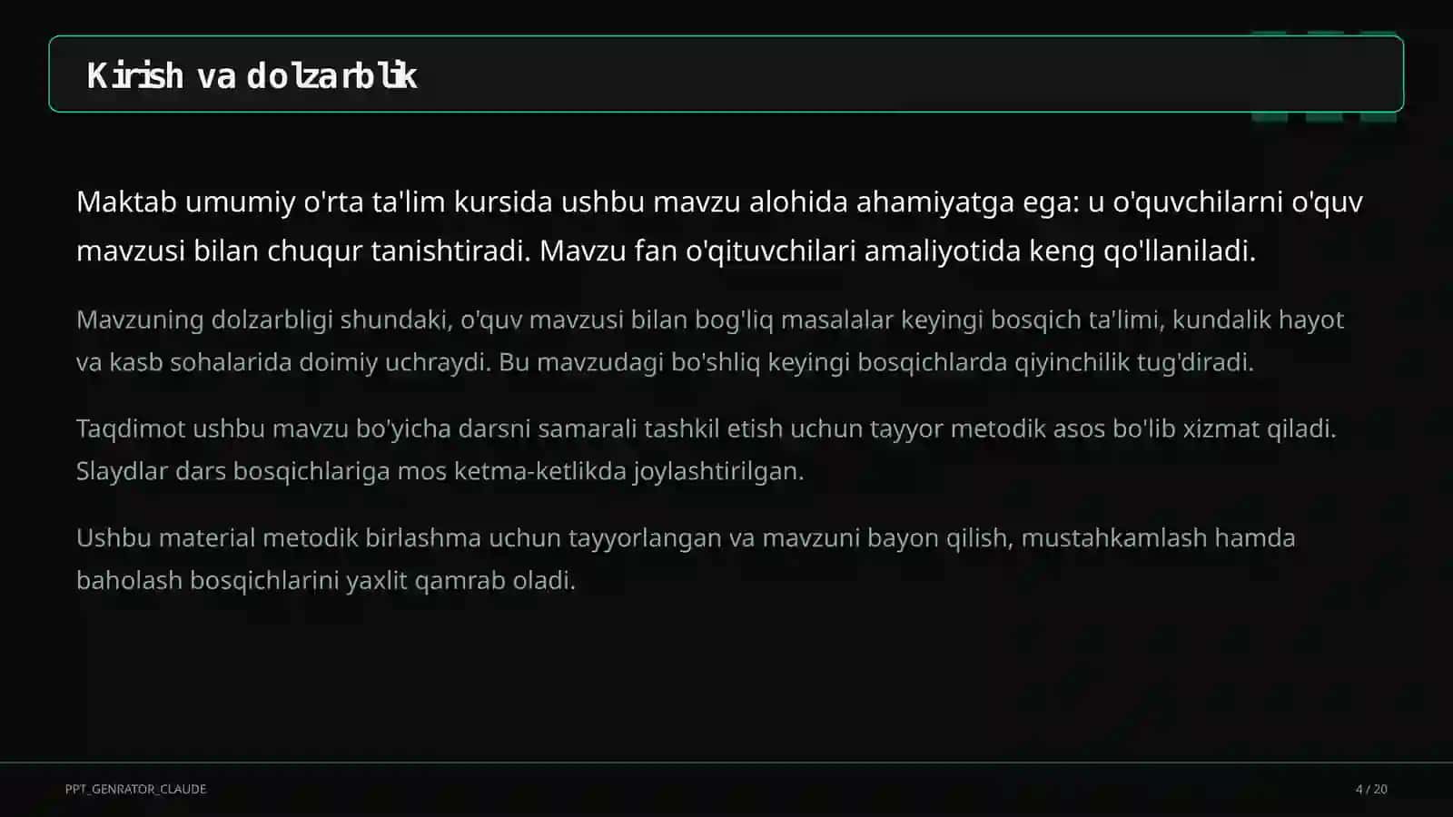 Boshlang'ich sinf o'qituvchilari uchun milliy sertifikat: B+ daraja va 15% ustama (2026) 4