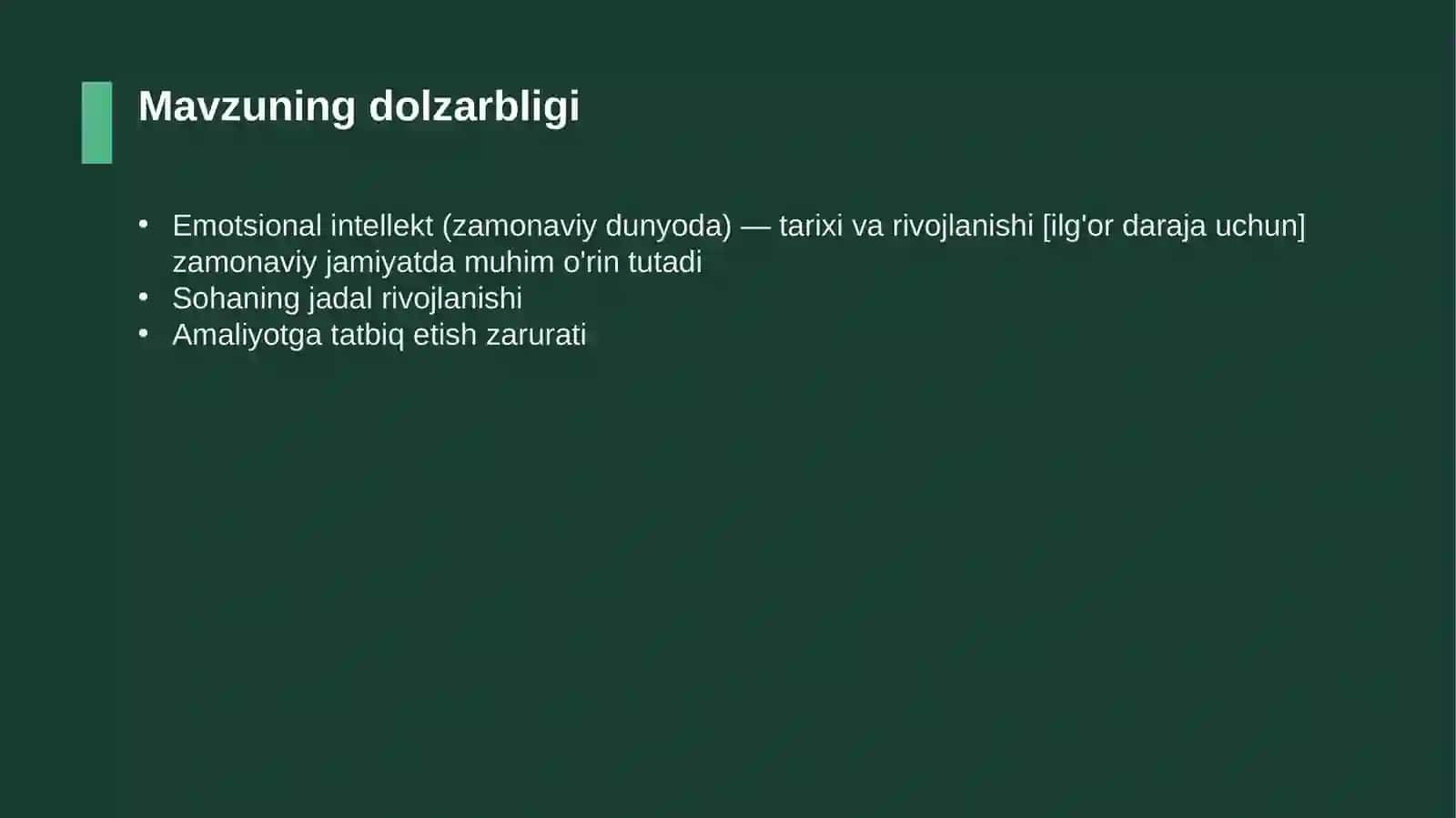 Emotsional intellekt (zamonaviy dunyoda) — tarixi va rivojlanishi [ilg'or daraja uchun] 4