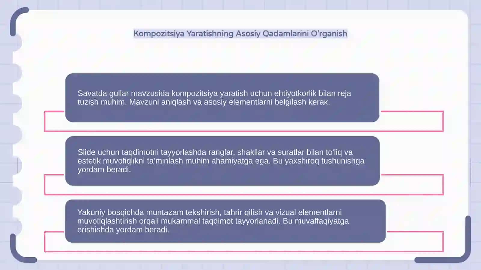 Savatda Gullarning Mavzusi Tanishtirilishi 4