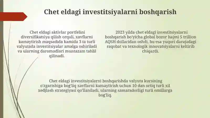 Xalqaro moliya bozorlarida ishlash 4
