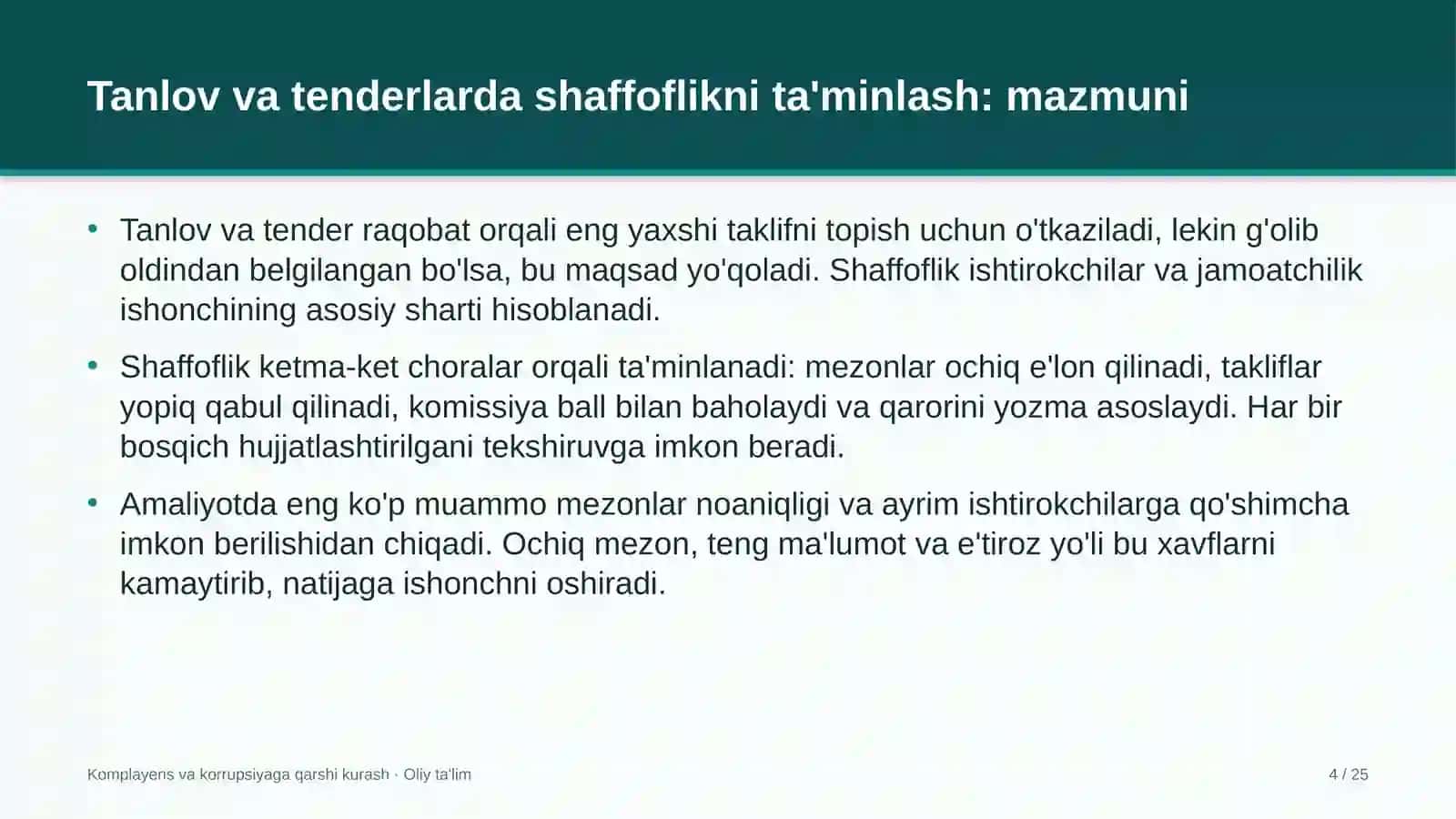 sabzavotchilikda tanlov va tender jarayonlarida shaffoflikni ta'minlash 8875 4
