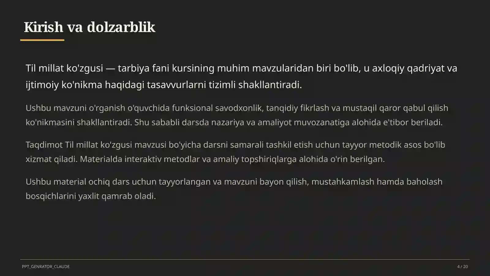 Til millat ko'zgusi (6-sinf) 4