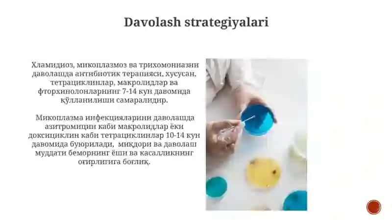 Mikoplazma qo'zg'atuvchilarining tavsifi va diagnostikasi 4