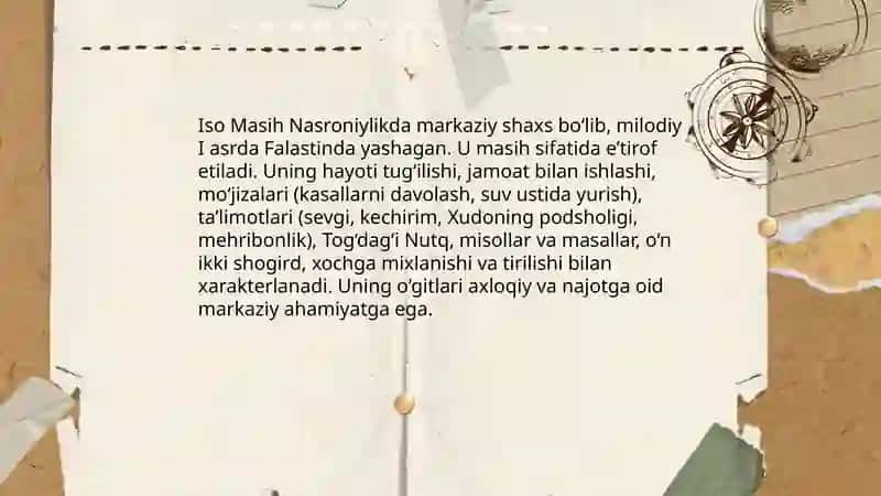 Xristian dini tarixi va asosiy gʻoyalari 4