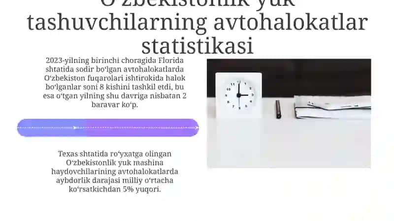Amerikadagi truck biznesida ishlayotgan o'zbekisonliklar statistikasi 4