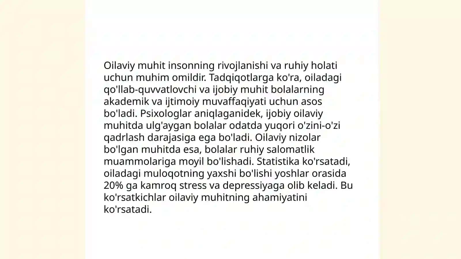 Shaxs shakllanishiga taʼsir etuvchi omillar 4