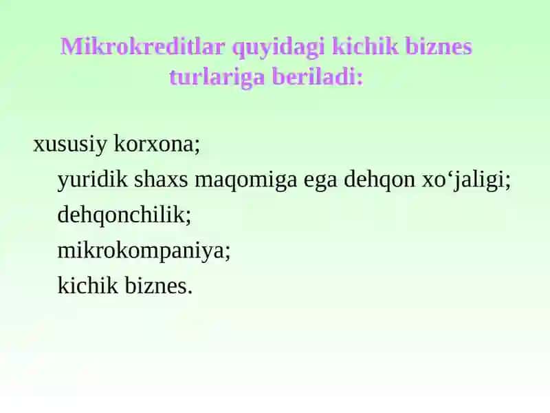 Mikrokreditlar 4