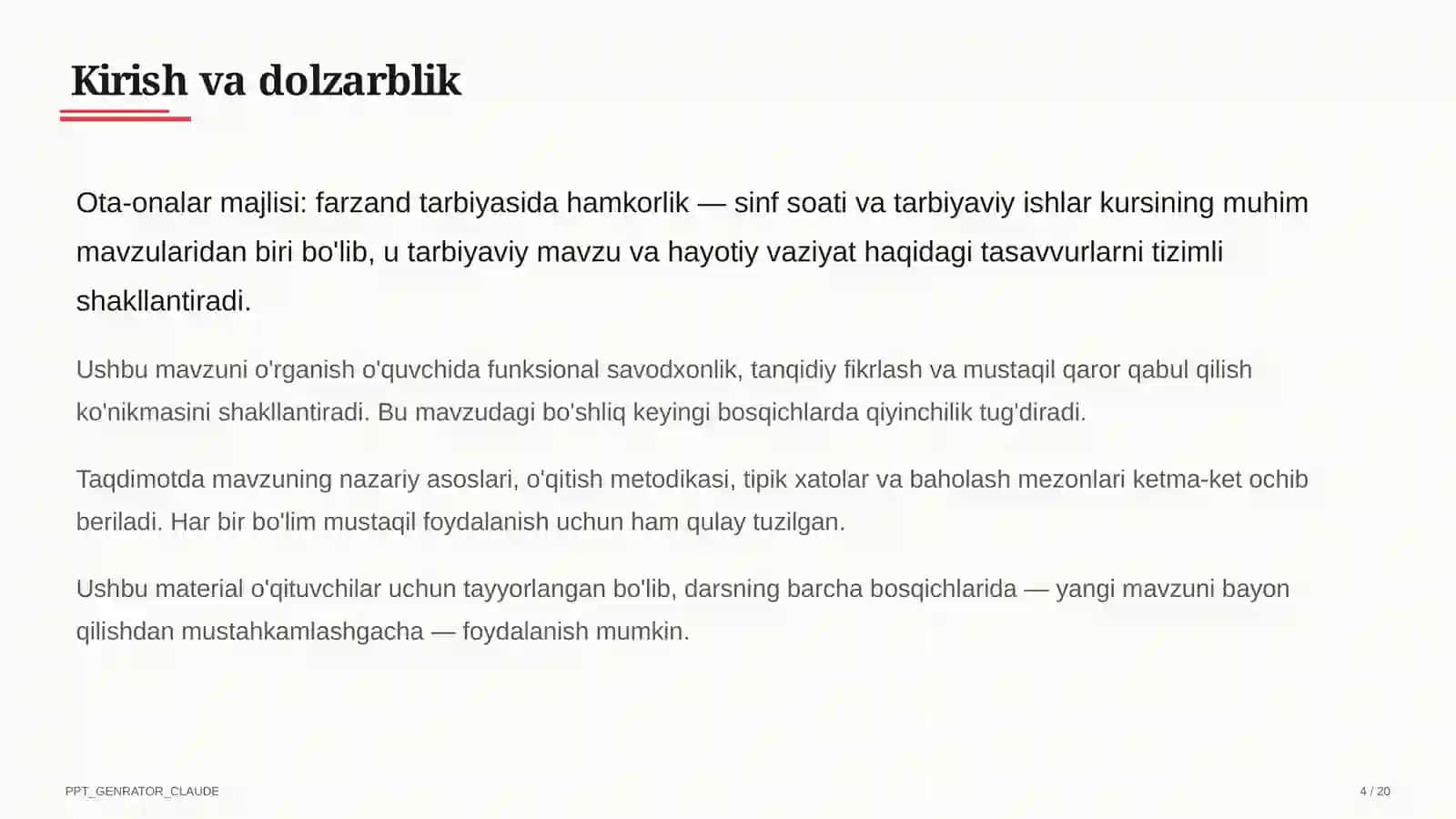 Ota-onalar majlisi: farzand tarbiyasida hamkorlik 4