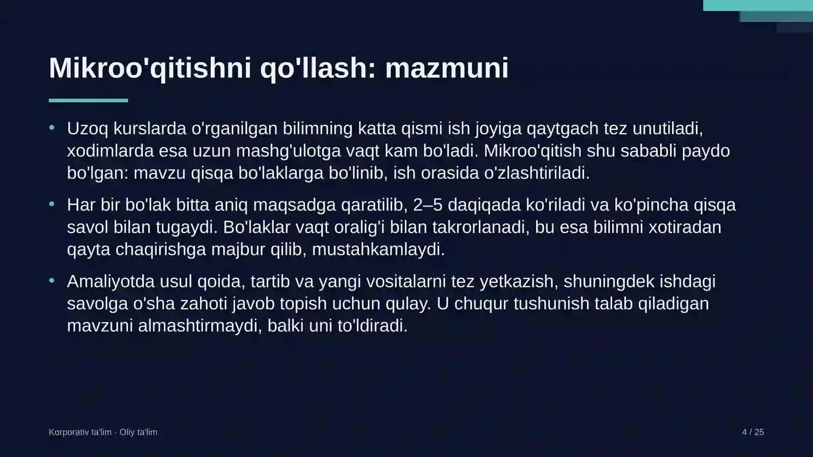 elektr montaj ishlarida mikroo'qitish usulini qo'llash 1255 4