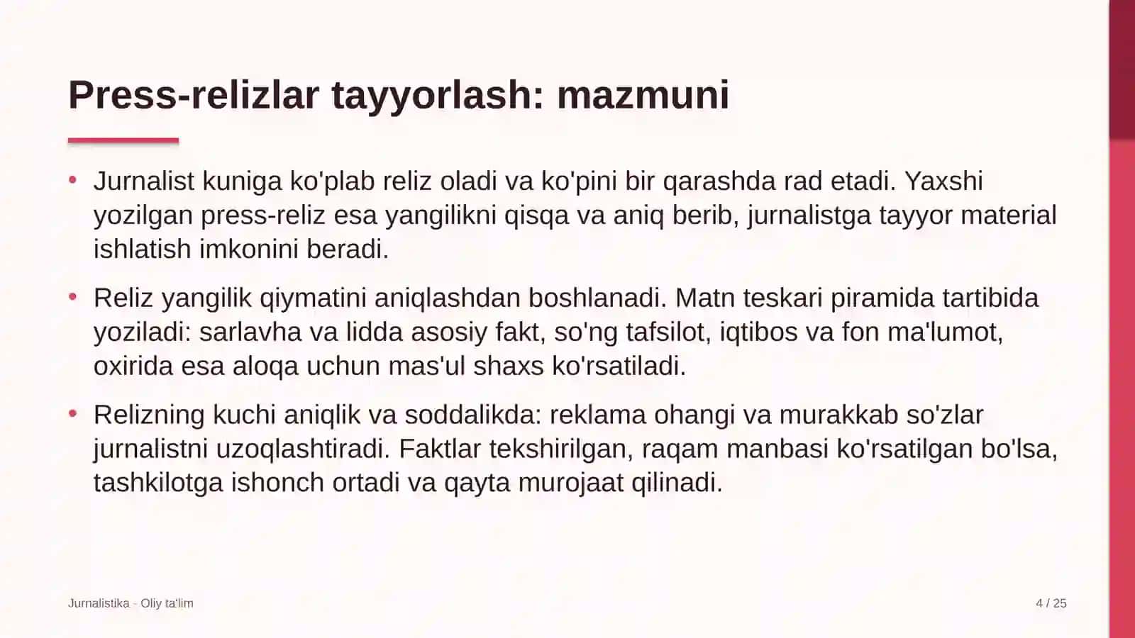 vazirliklarda press relizlar tayyorlash 4174 4