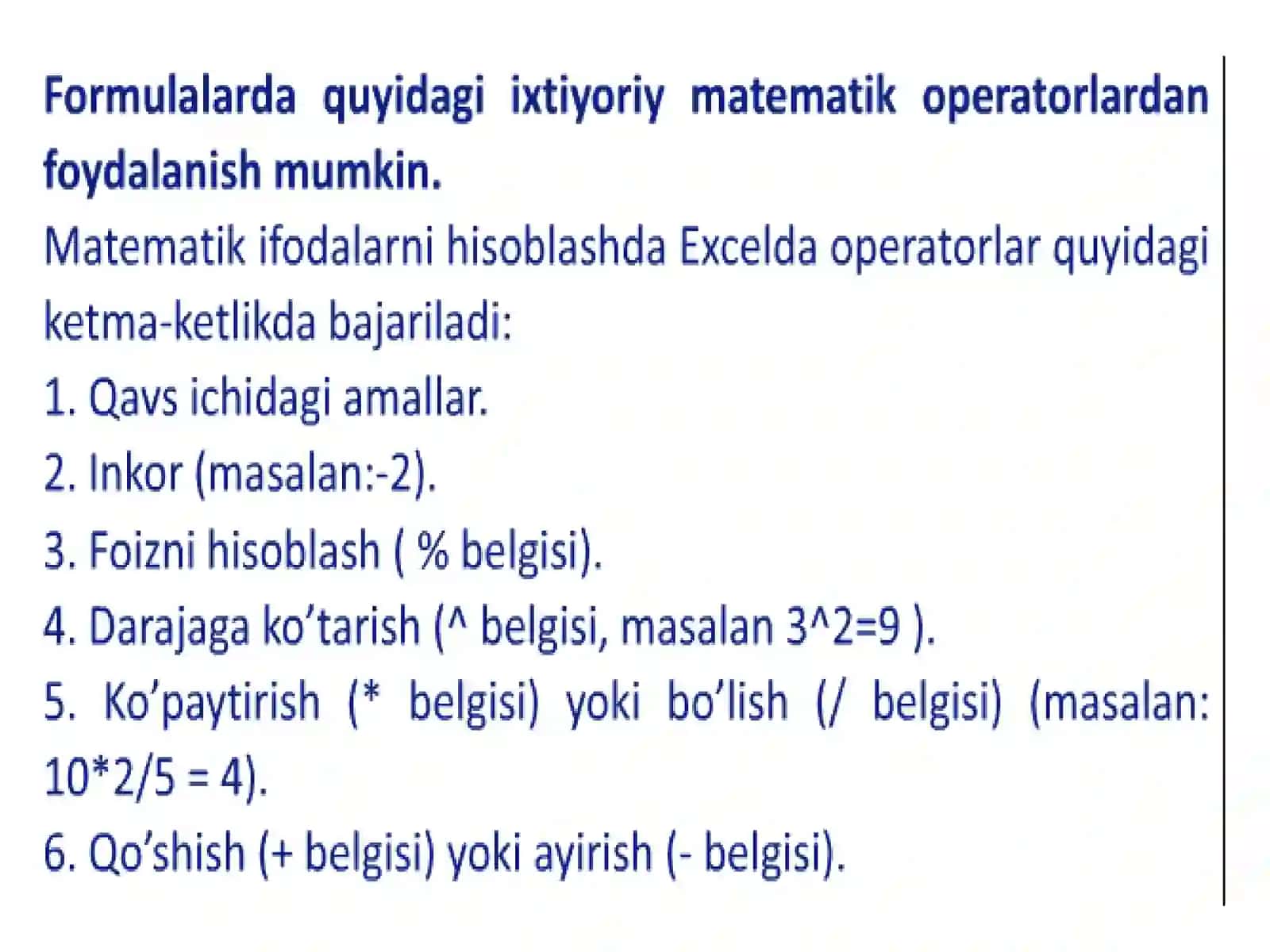 Microsoft office jadval muharriri 4