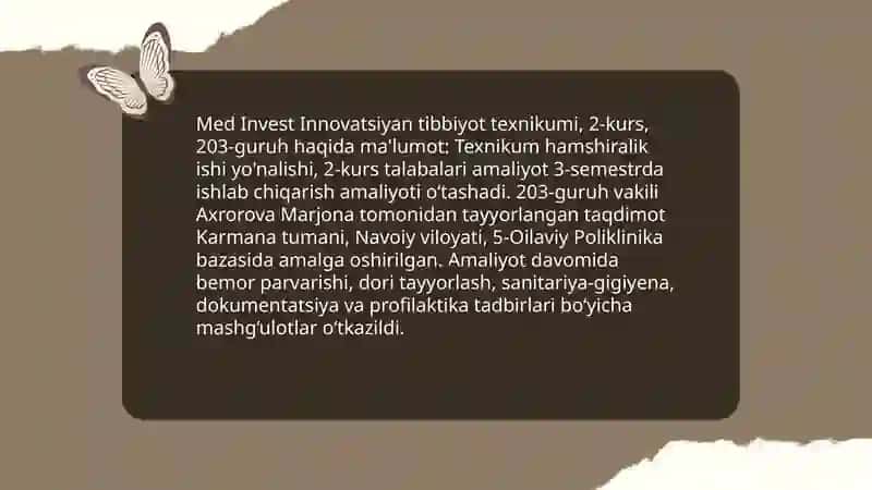 Med Invest Inavatsiyan Tibbiyot Texnikumi 4