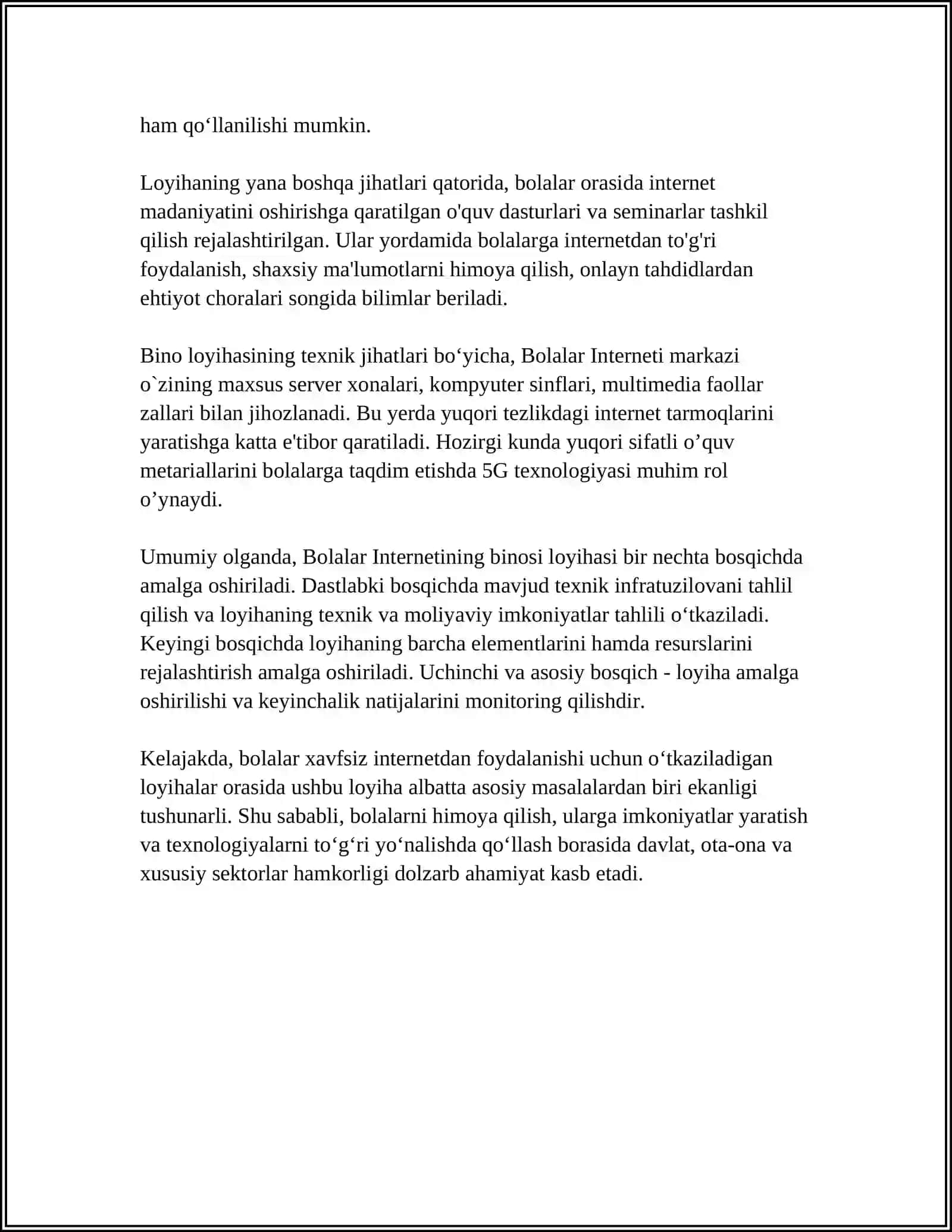 BOLALAR INTERNETI BINOSI QURILISHIDA HAQIDA 4
