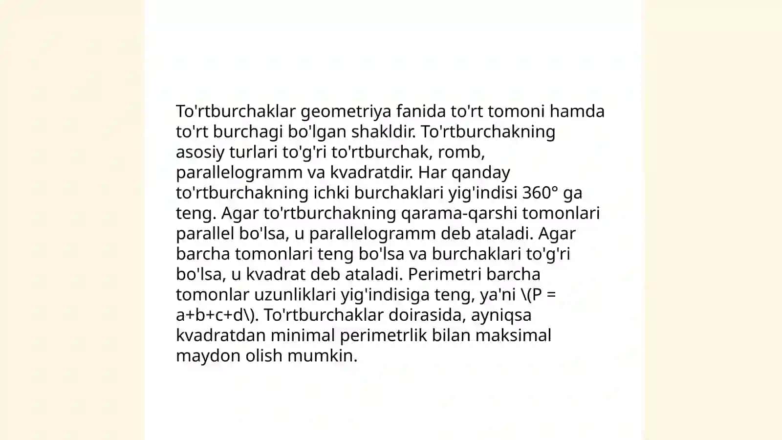 To'g'ri chiziqlilar 4