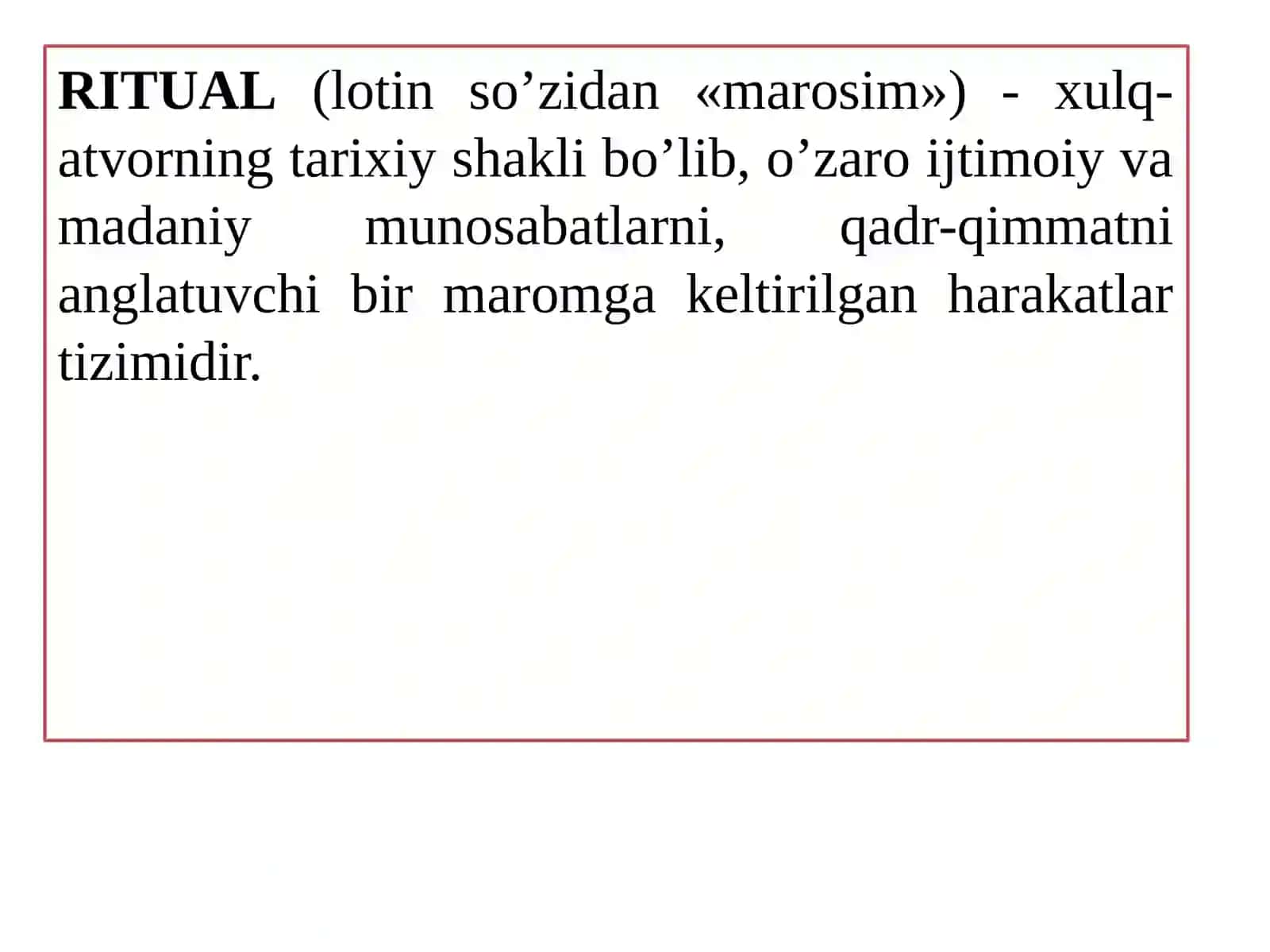 Milliy urf-odatlarning mohiyati va tarbiyavi yahamiyati 4