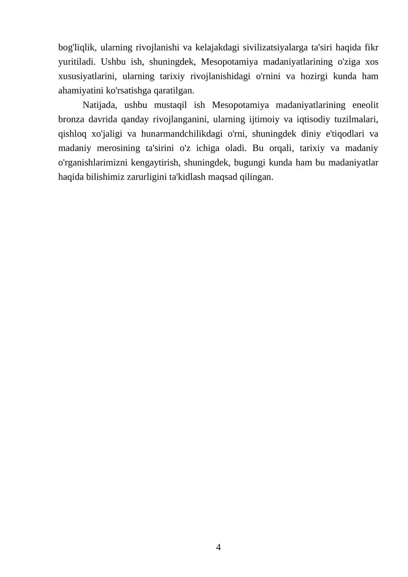 Mesopotamiyaning eneolit bronza davri madaniyatlari 4