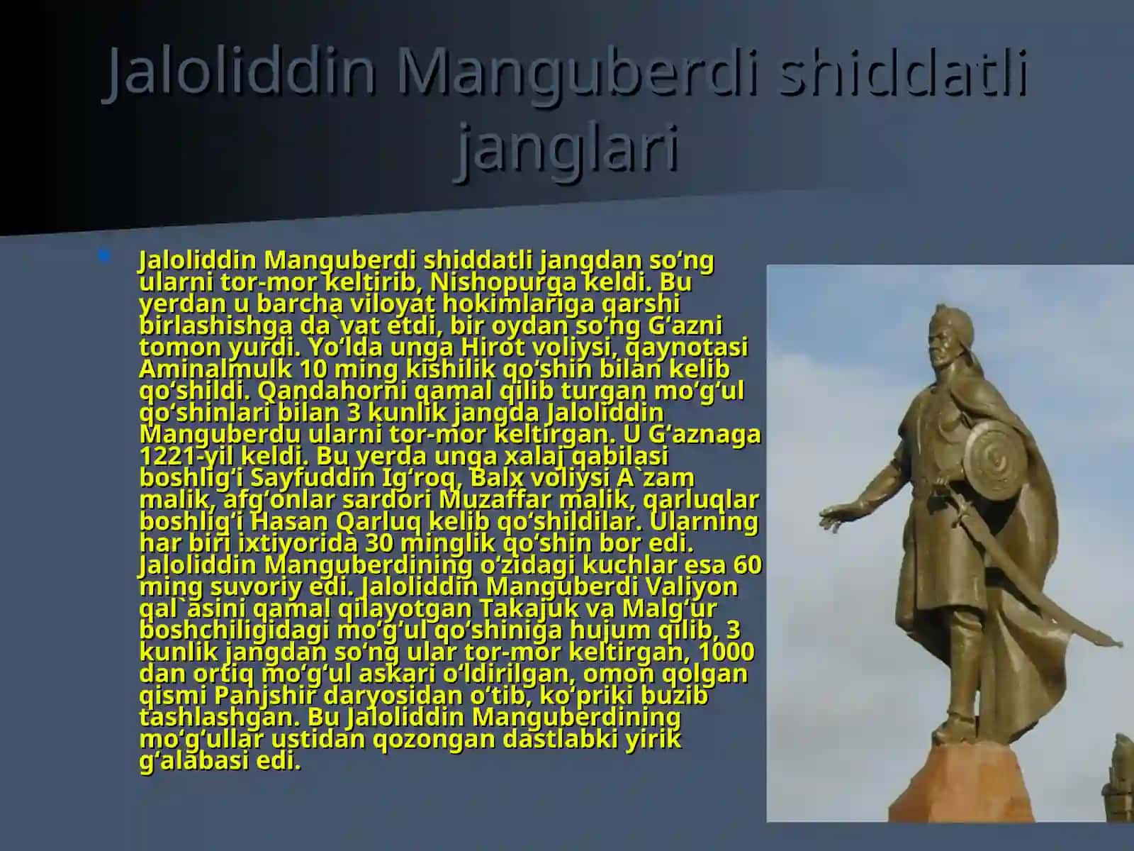 Vatan ozodligi va JaloliddinManguberdi 4