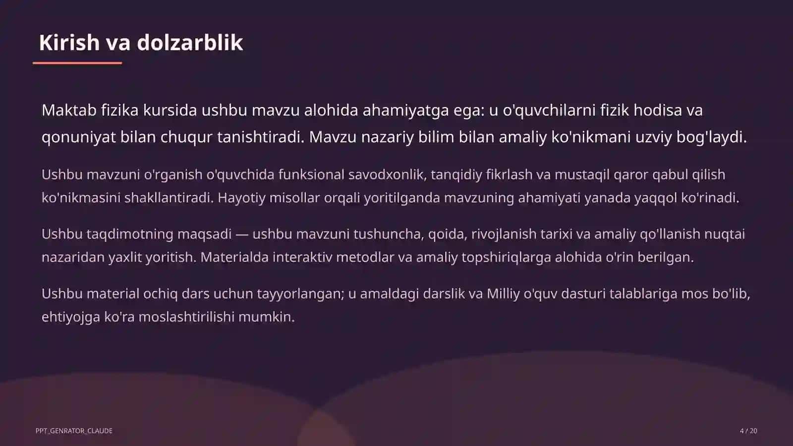 Geometrik optika: yorug'likning qaytishi va sinishi (11-sinf) 4