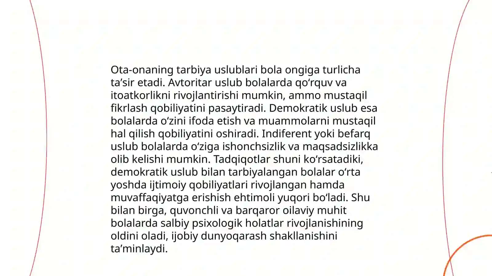 Bolaga tashqi muhitning taʼsiri 4