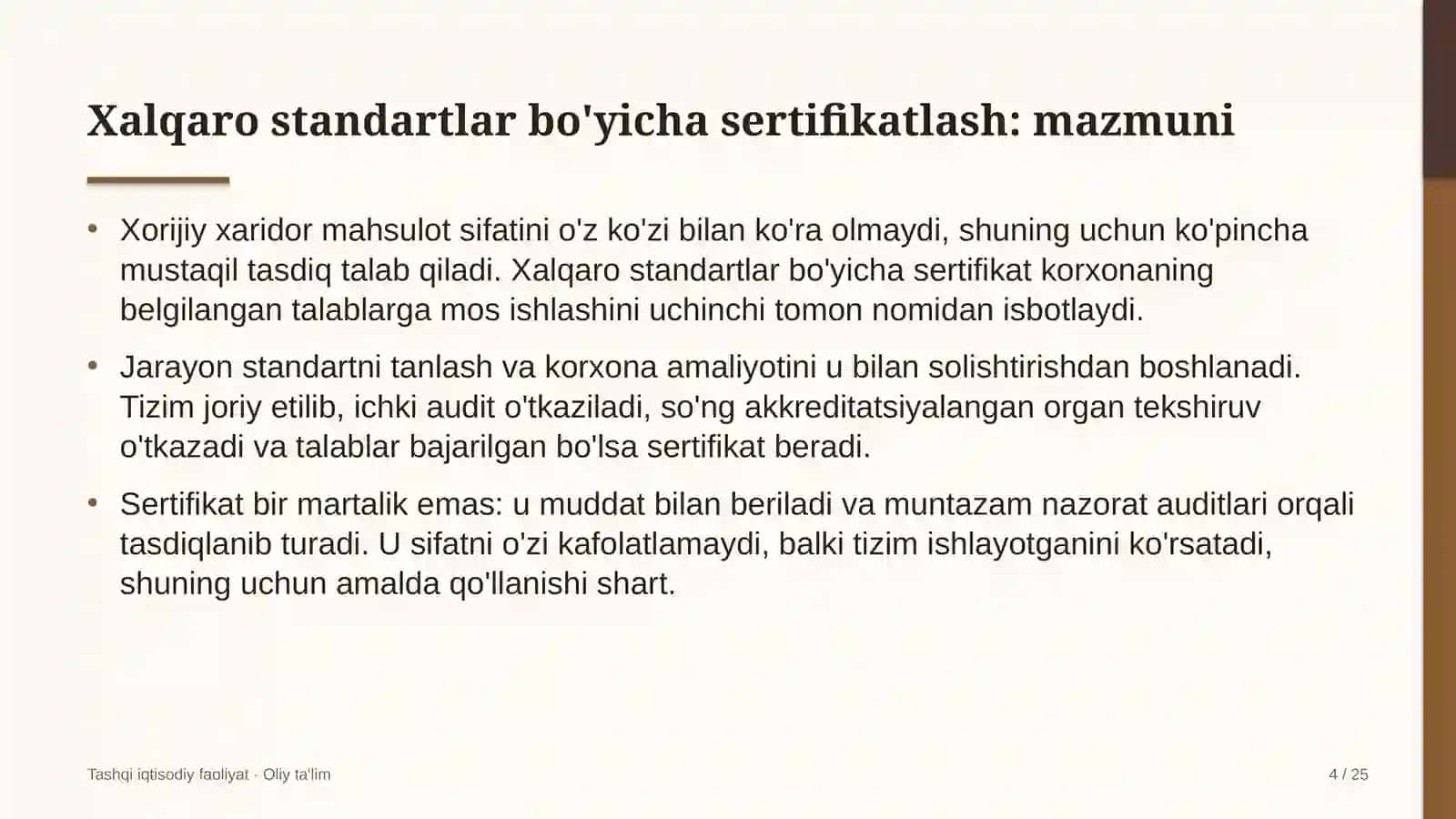 elektr tarmoqlari korxonalarida xalqaro standartlar bo'yicha sertifikatlash 9166 4