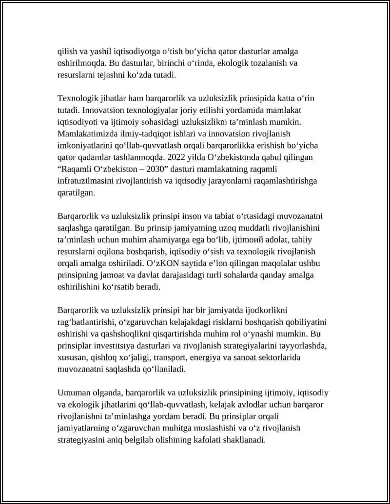 TARAQQIYOT PRINSIPLARI 4