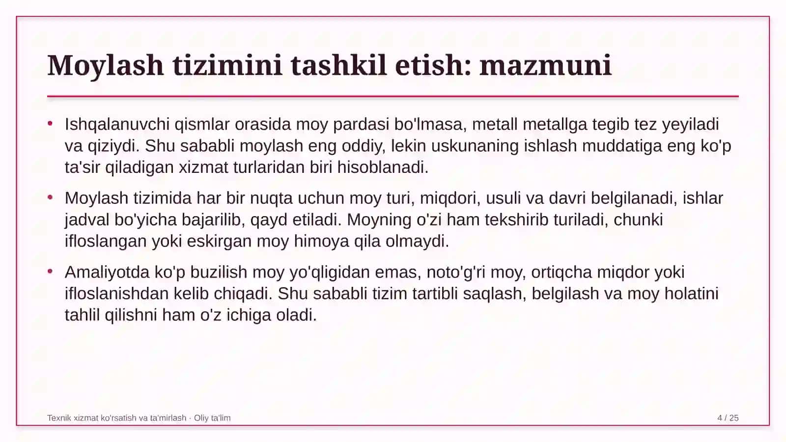 Hosting provayderlarida moylash tizimini tashkil etish 4
