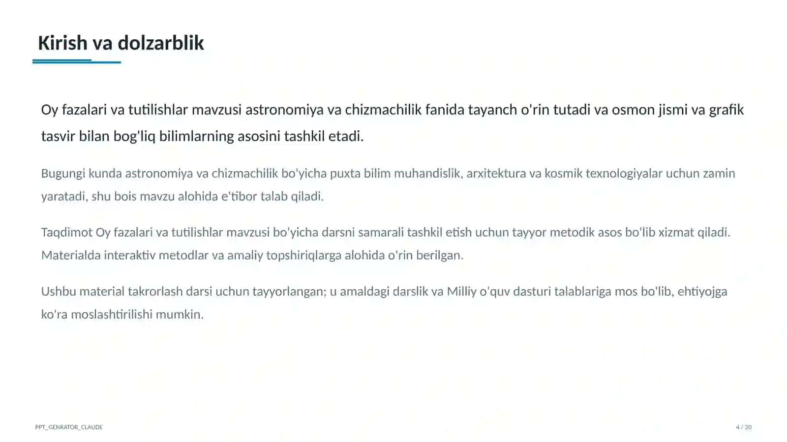 Oy fazalari va tutilishlar (9-sinf) 4