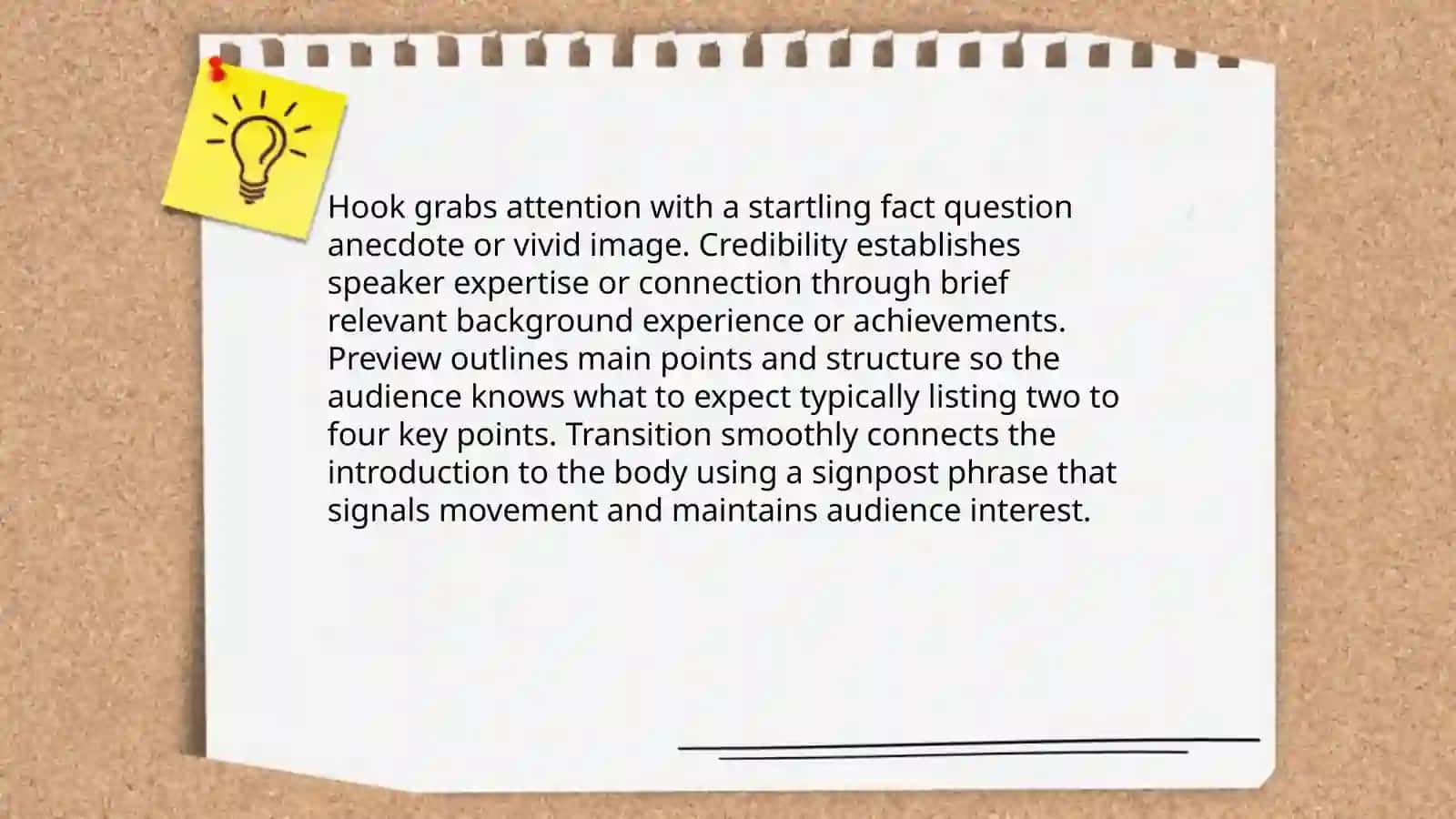 Introduction speeches 4