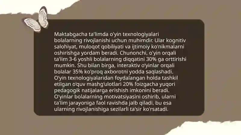 O'yin texnologiyalarining ta'rifi va mohiyati 4