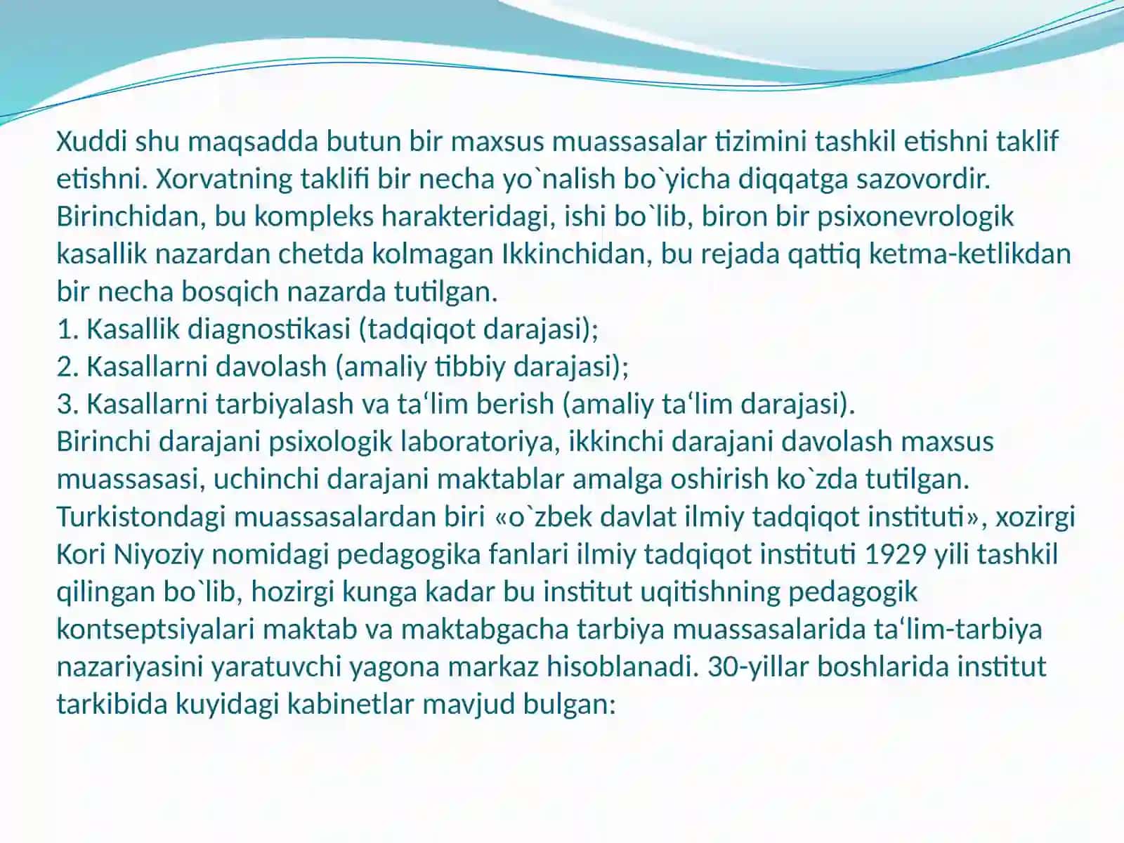 O’zbekistonda psixologiyaning rivojlanish tarixi 4