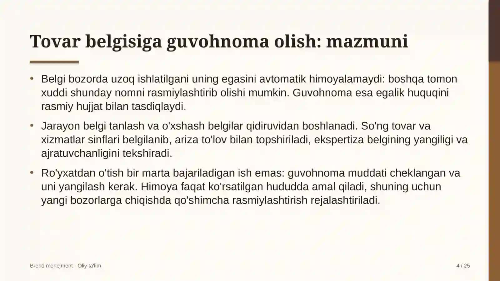elektr energiyasi bozorida tovar belgisiga guvohnoma olish 6741 4