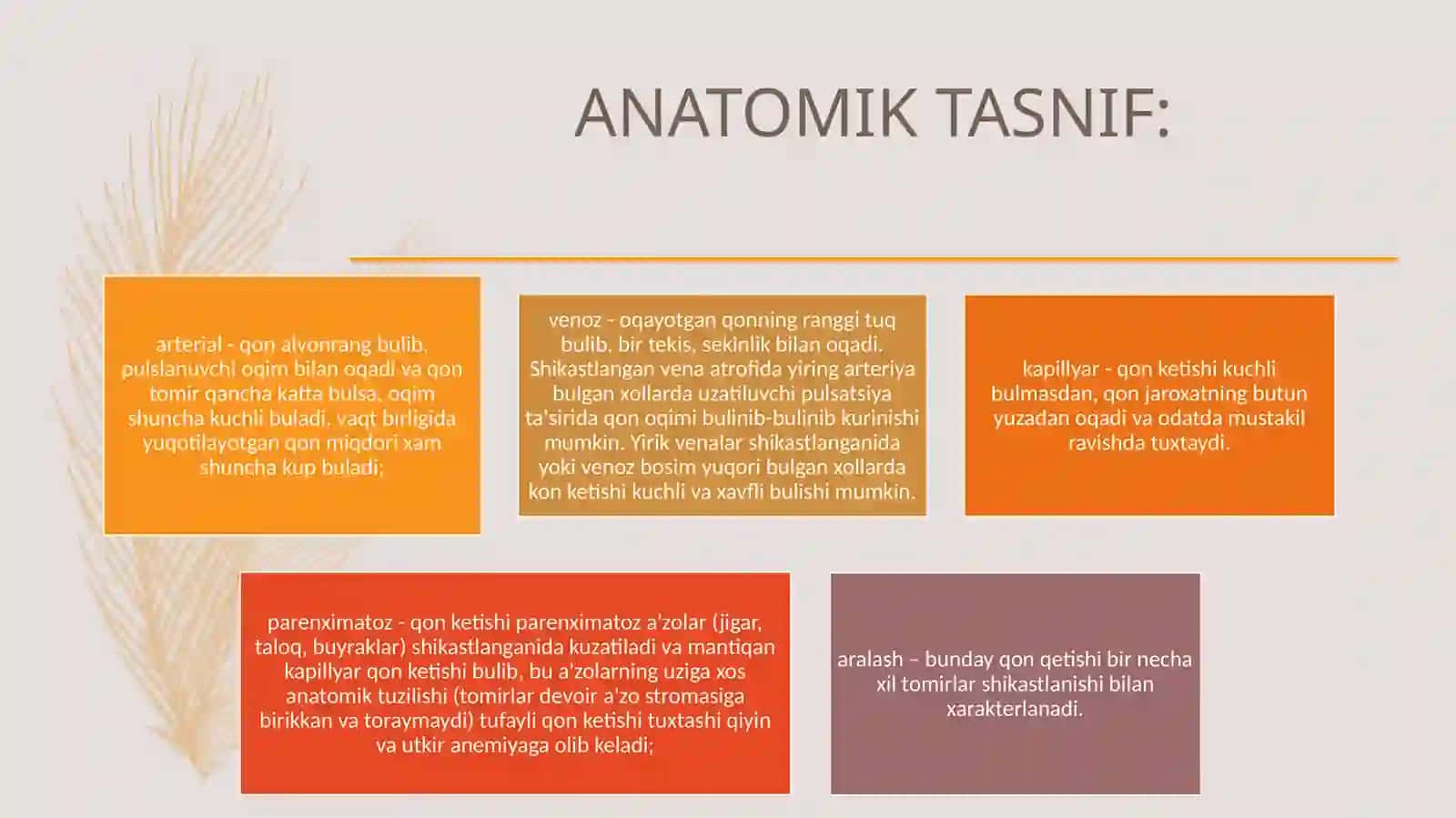 Qon ketishini toxtatish usullari(vaqtinchalik va butunlay) 4
