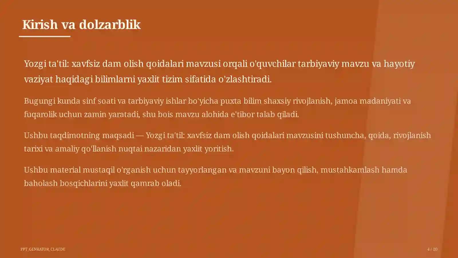 Yozgi ta'til: xavfsiz dam olish qoidalari 4
