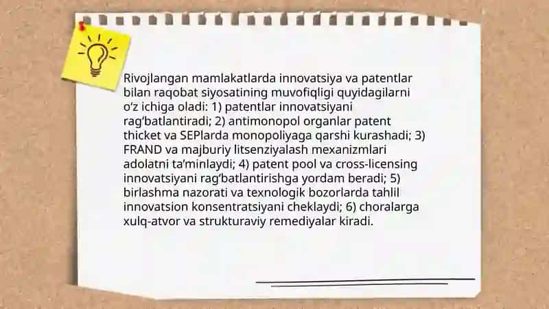 Antimonopol siyosatning rivojlanishi 4