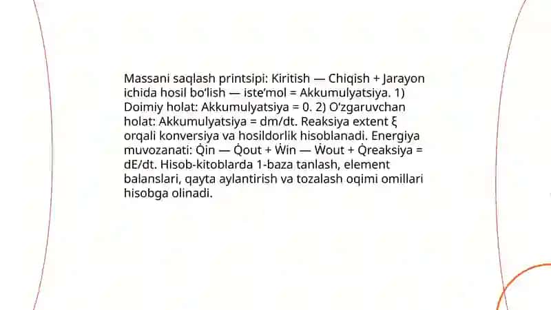 Kimyo texnologik jarayonlarni asoslari 4