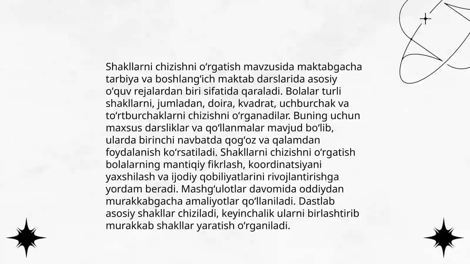 Maktabga tayyorlov guruxida bolalarni rasm chizishga oʻrgatish metodlari 4