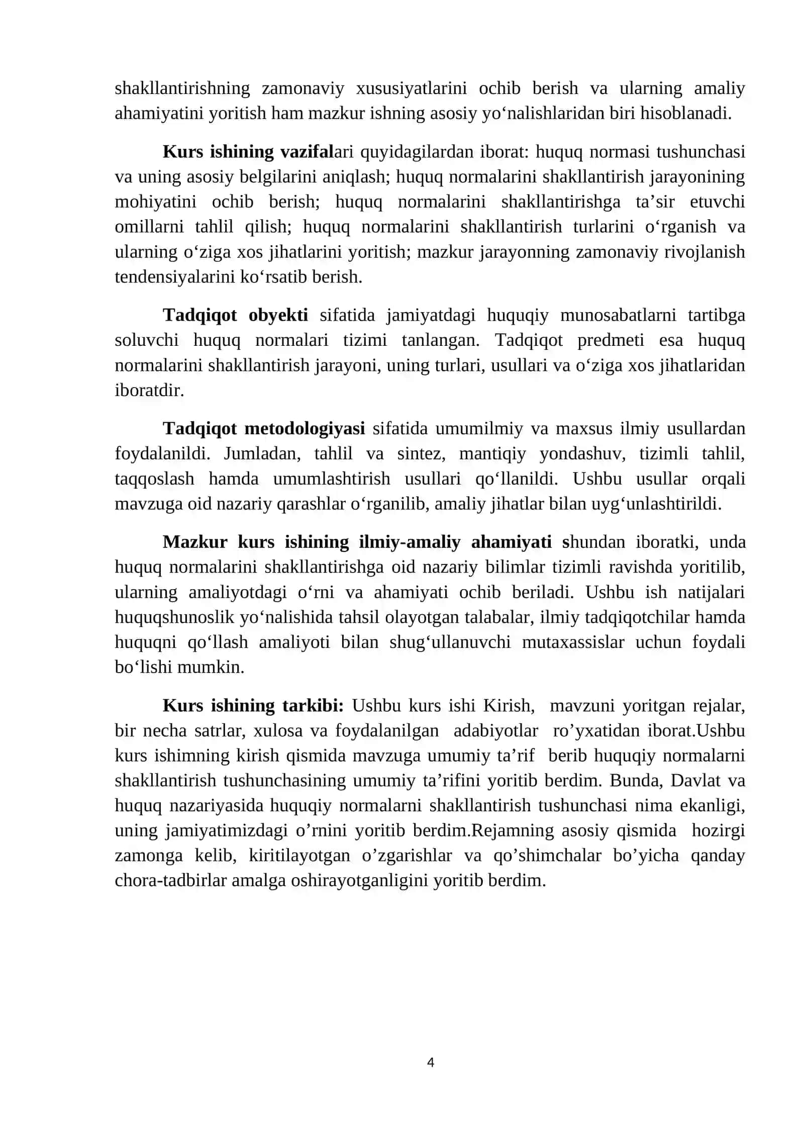 HUQUQ NORMALARINI SHAKLLANTIRISH TUSHUNCHASI VA TURLARI 4