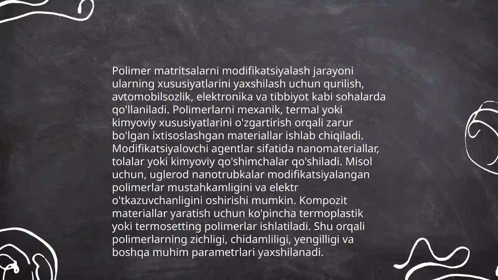 Termoplastlar asosida polimer kompozitsion materiallar yaratishning o‘ziga xos usullari 4
