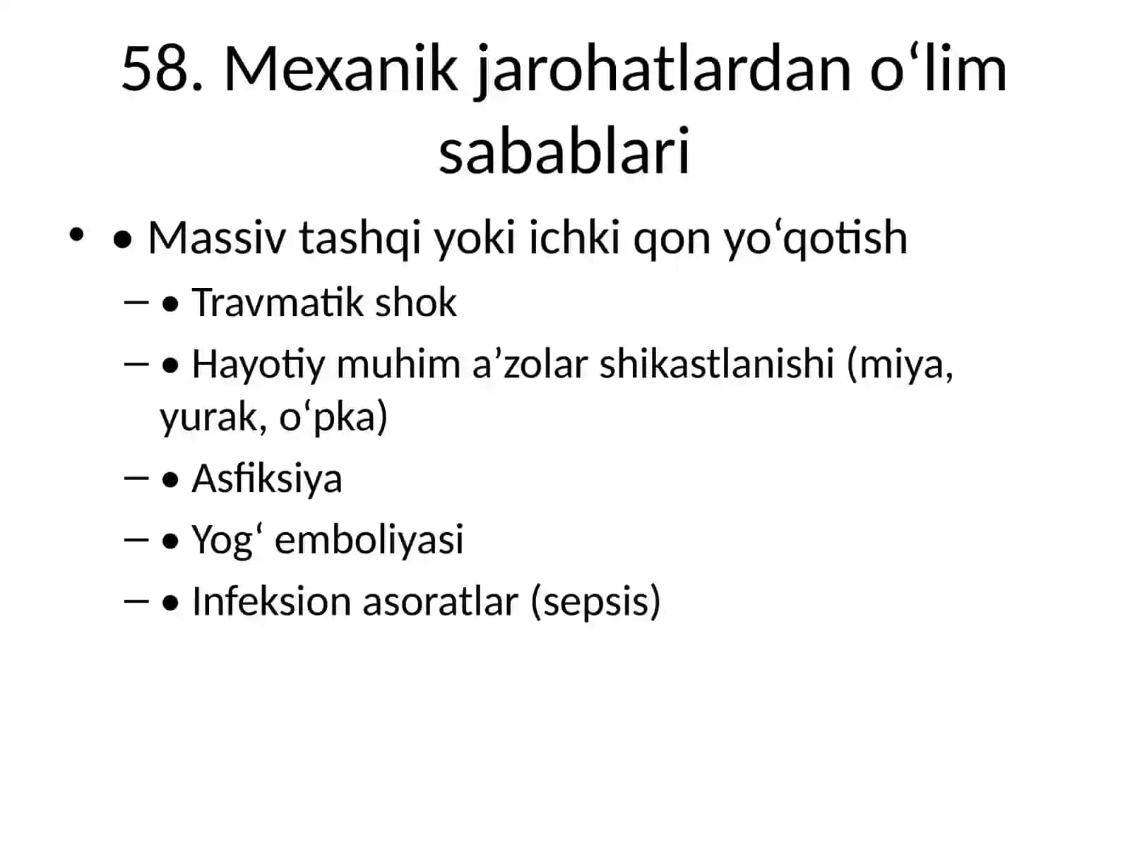 Tan jarohati tushunchasi va shikastlovchi omillar 4