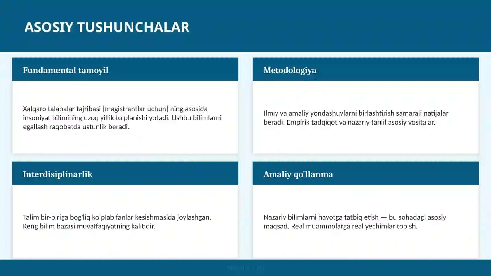 Xalqaro talabalar tajribasi [magistrantlar uchun] 4