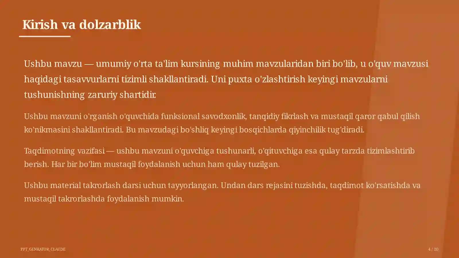 Kasbga yo'naltirish: 9-11-sinf o'quvchilari uchun kelajak kasblari (2026) 4