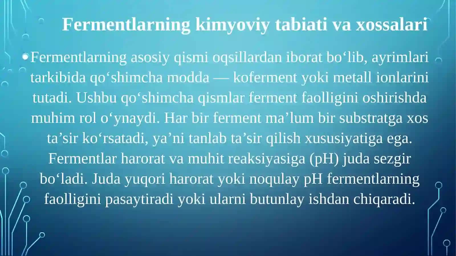 Oziq-ovqat Mahsulotlari Fermentlari 4