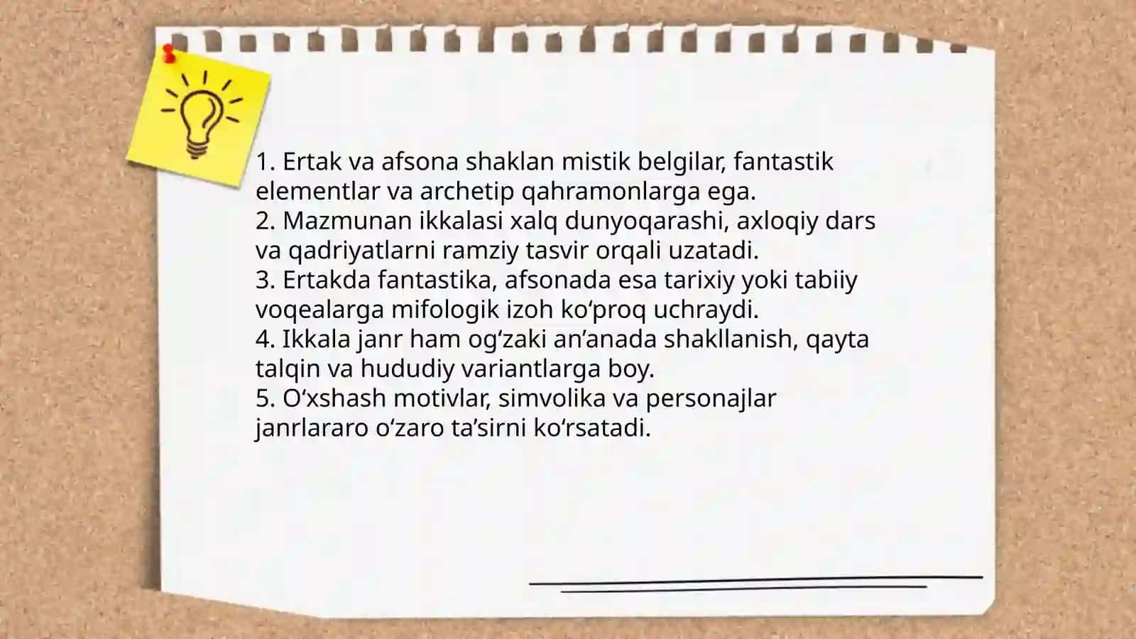 Xalq oğzaki ijodining janrlari 4