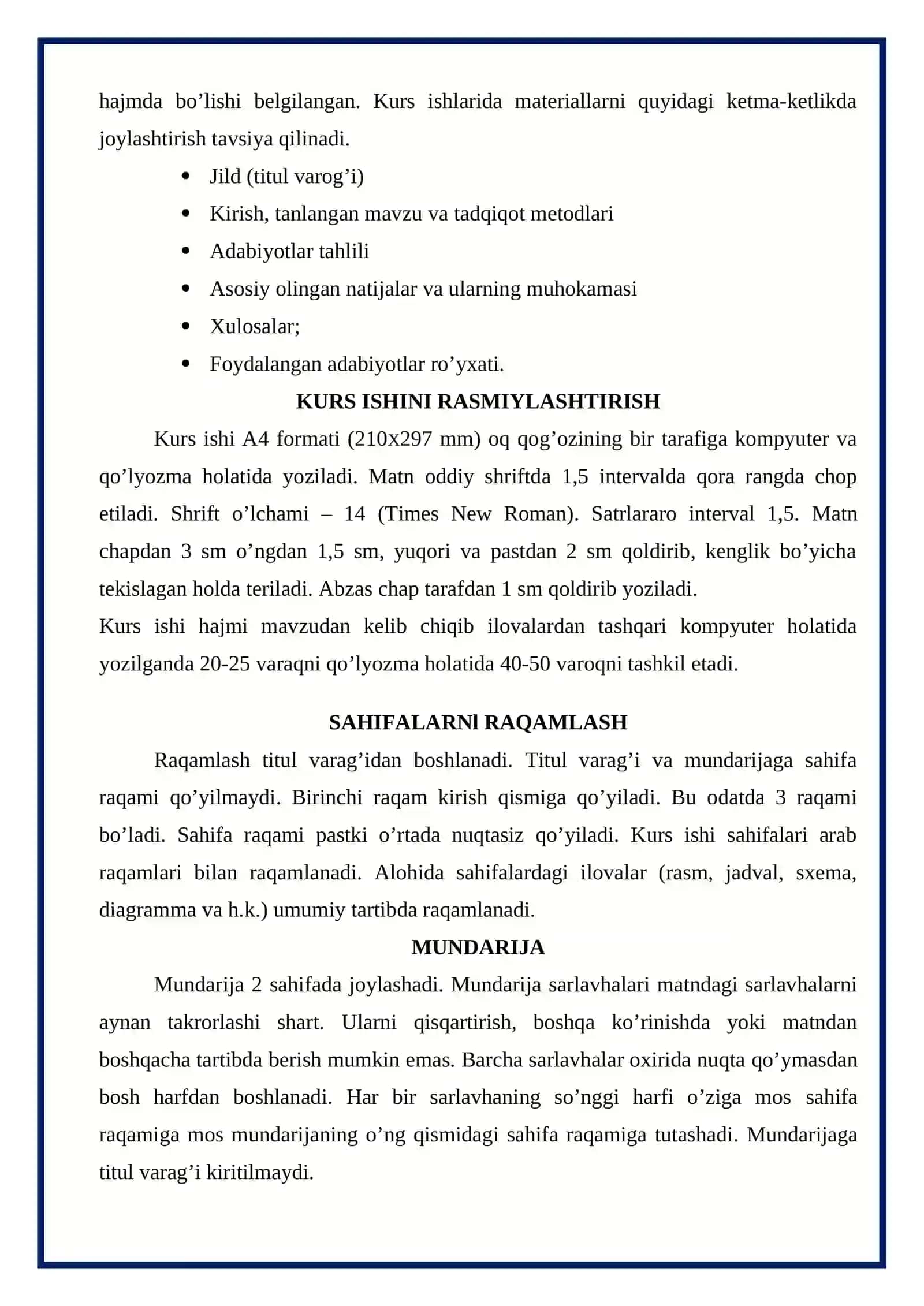 ZOOLOGIYА FANI KURSLARI 4