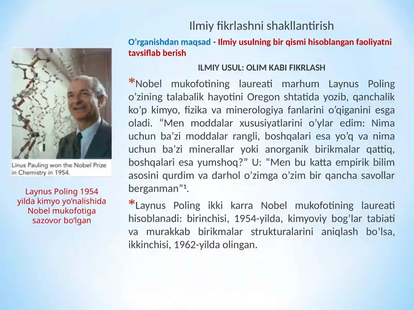 Tibbiy kimyoga kirish 4