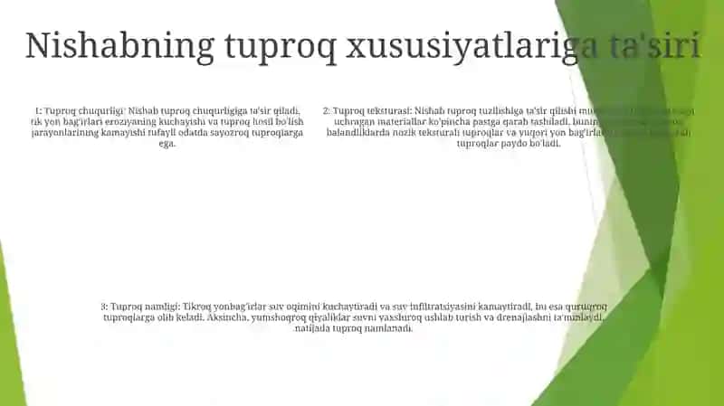 Tuproq Hosil BoʻLishida Relyefning Ahamiyati 4